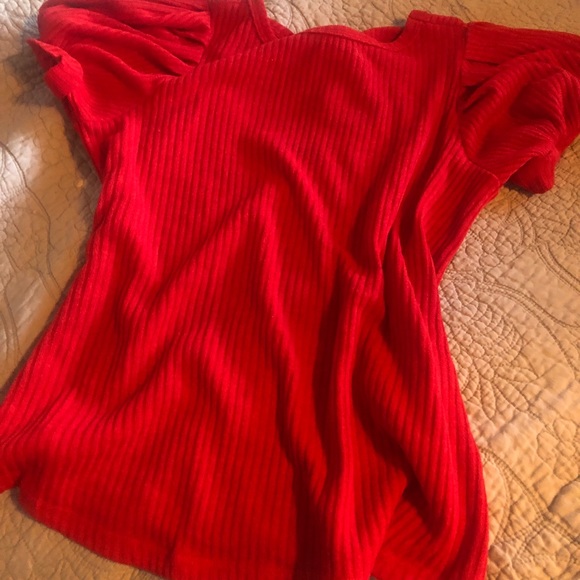 NWOT Ribbed Back Self-Tie Top S - Picture 9 of 10